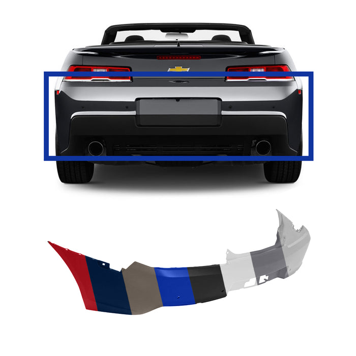 Chevrolet Camaro Rear Upper Bumper With Sensor Holes - GM1114107