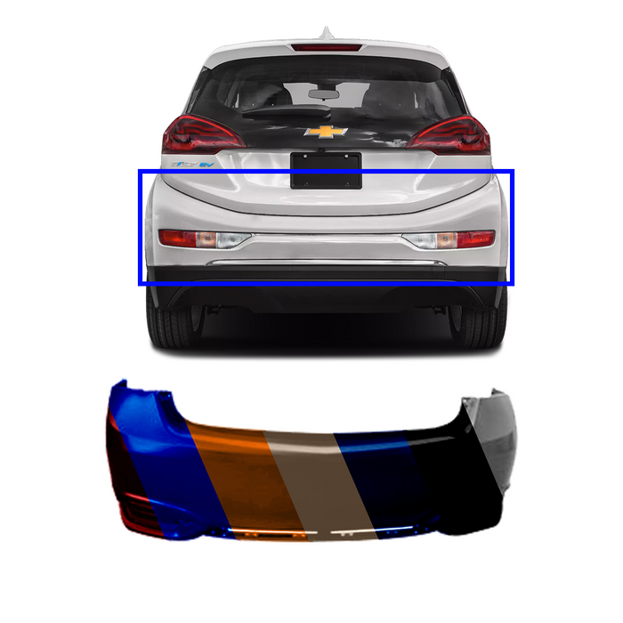 Chevrolet Bolt EV Rear Bumper With Blind Spot & Without Park Assist Sensor Holes - GM1114128