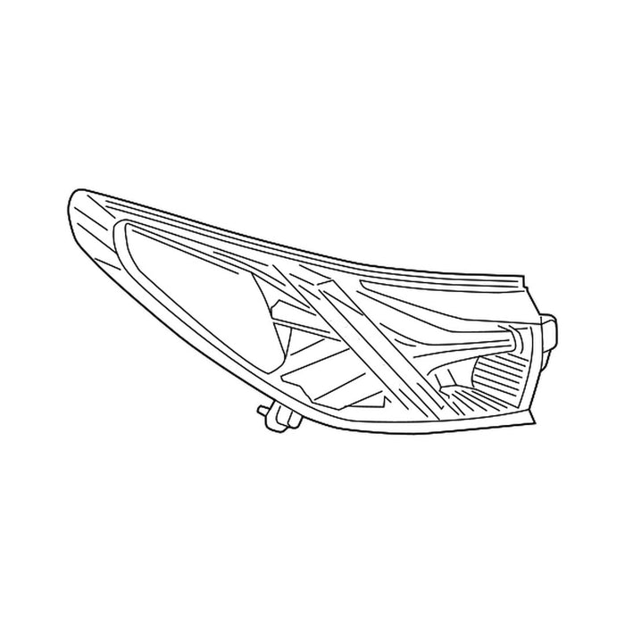Chevrolet/GMC Tahoe/Yukon Single Exh Rear Lower Bumper - GM1115183