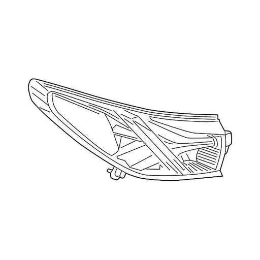 Chevrolet/GMC Tahoe/Yukon Single Exh Rear Lower Bumper - GM1115183