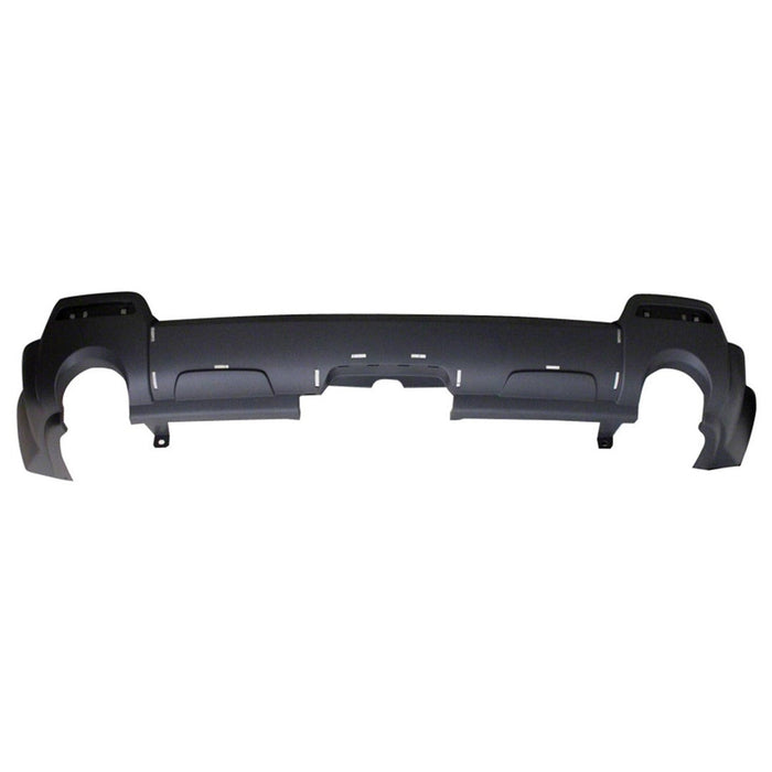 GMC Terrain Rear Bumper Valance/CAPA Certified Grille Kit W/Dual Exh W/Chrome Pkg Panel - GM1195114C