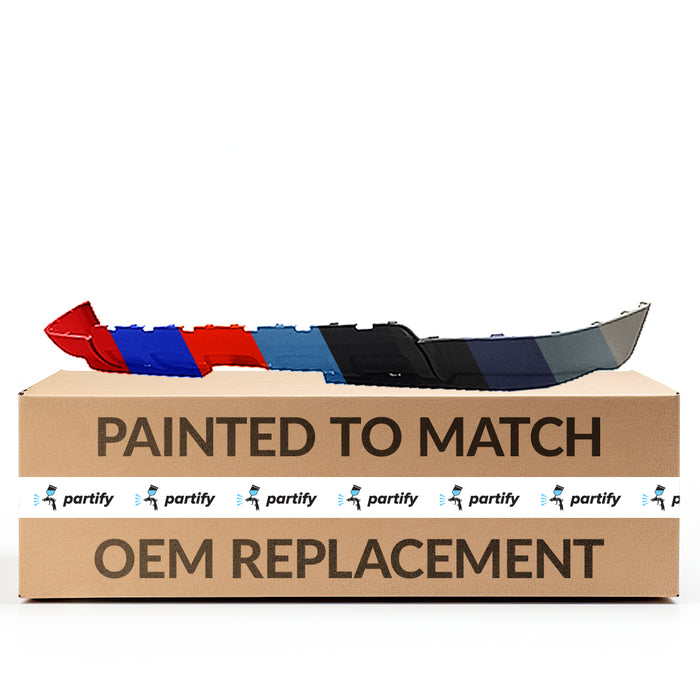 Faldón de parachoques trasero para Chevrolet Equinox LS/LT sin sensor de objetos y sin panel de escape doble - GM1195120