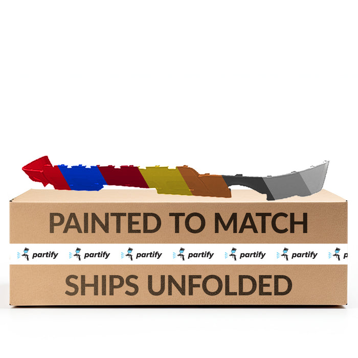 Chevrolet Equinox LT CAPA Certified Rear Bumper Valance Lt W/O Object Sensor W/Dual Exh Panel - GM1195121C