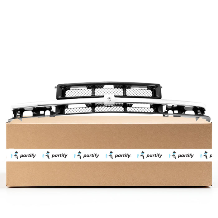 Chevrolet Blazer/S10 LS/LS/LT/Trailblazer Grille Matte Dark Argent Assembly 2 Door - GM1200418