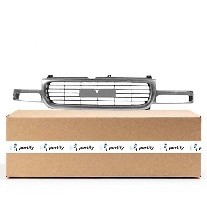 GMC Sierra 1500/Yukon/Yukon XL 1500 Base/Denali/HT/SL/SLE/SLT/WT/SL/SLE/SLT CAPA Certified Grille Black Assembly - GM1200430C