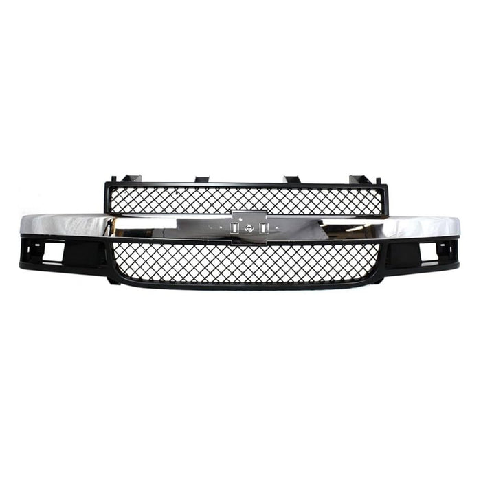 Chevrolet Van Chevy Express OEM Grille Chrome/Grey With Composite Head Lamp - 84689070