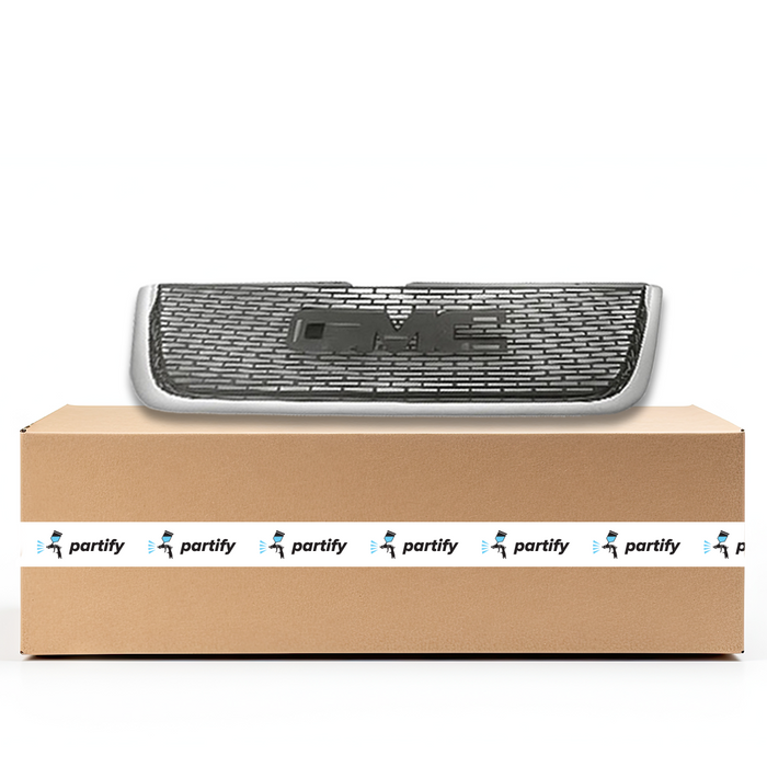 GMC Acadia Grille Matte Black With Chrome Moulding - GM1200585