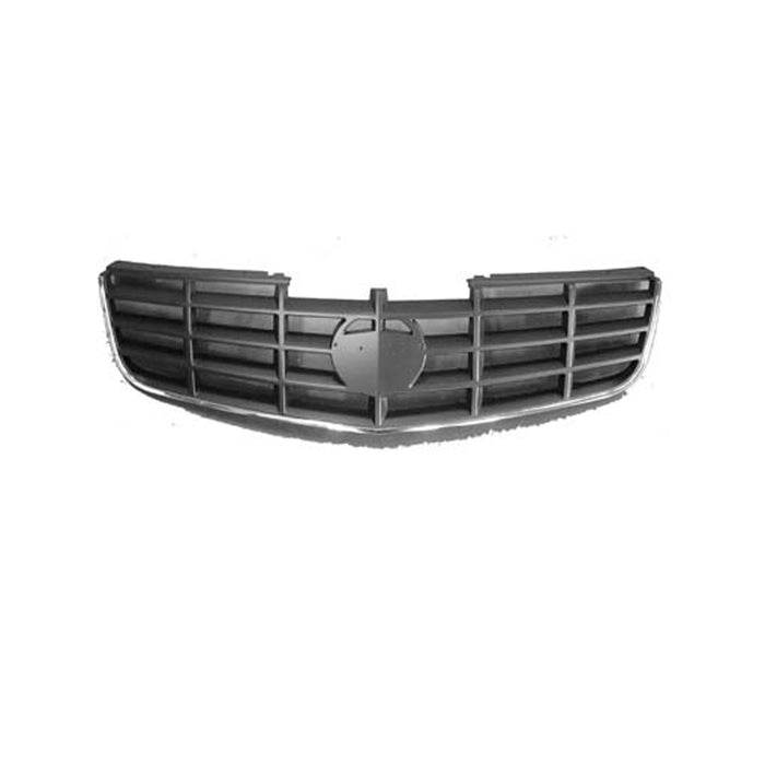 Cadillac DTS Grille W/O Adaptive Cruise Control W/Mldg Mat-Blk (Factory Installed) Assembly - GM1200595