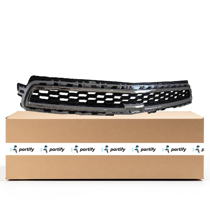 Parrilla superior gris con moldura cromada para Chevrolet Malibu (certificada por CAPA) - GM1200646C