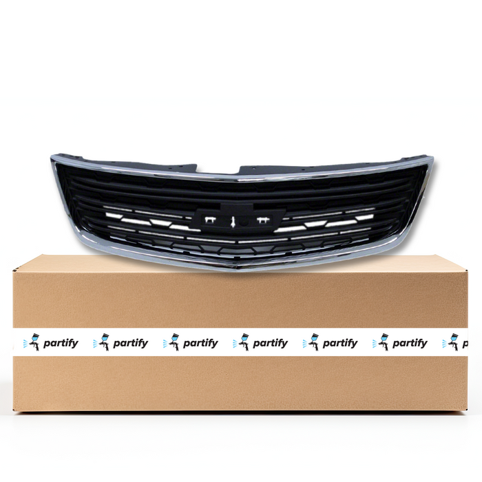 Parrilla original para Chevrolet Traverse, gris oscuro mate, sin moldura cromada, modelo LS - 84928297