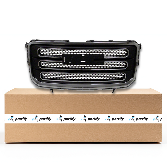 GMC Acadia OEM Grille Black With Inner Chrome Moulding Slt Model - 22814533