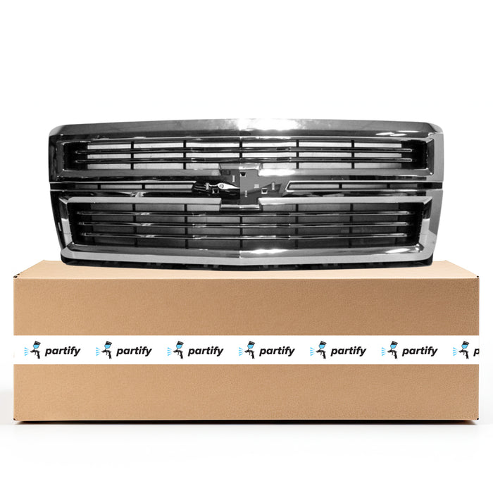 Chevrolet Silverado 1500 Grille W/Apearance Pkg Chrome Assembly - GM1200709