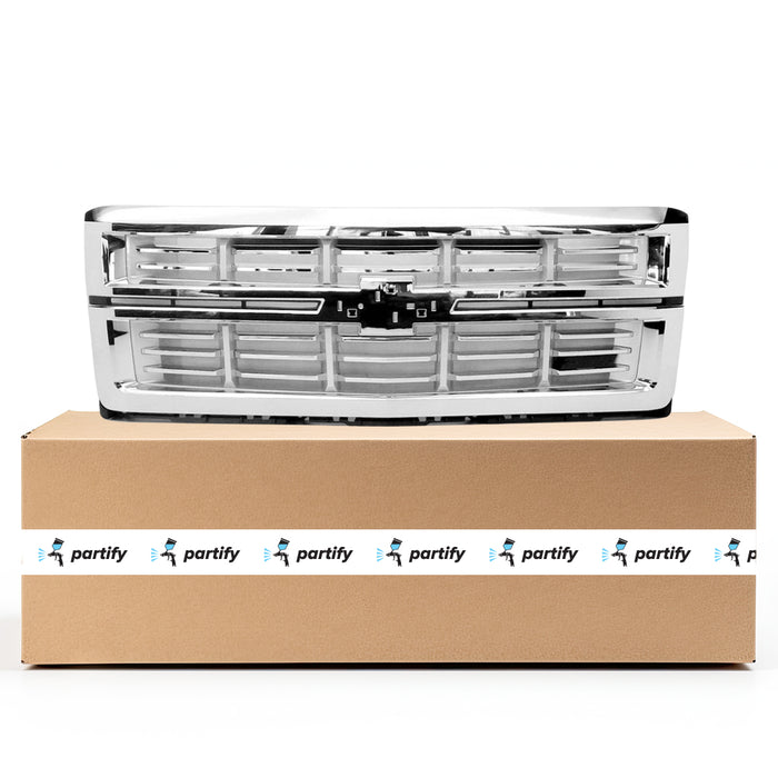 Chevrolet Silverado 1500/Suburban/Tahoe LT/LTZ Grille W/Z71 Pkg 2Nd Design Chrome Assembly - GM1200710