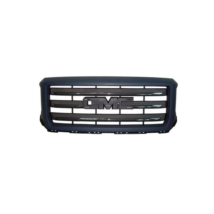 GMC Sierra 1500 SLE/SLT CAPA Certified Grille W/All Terrain Pkg Chrome CAPA Certified Grille/ Bezel Assembly - GM1200713C