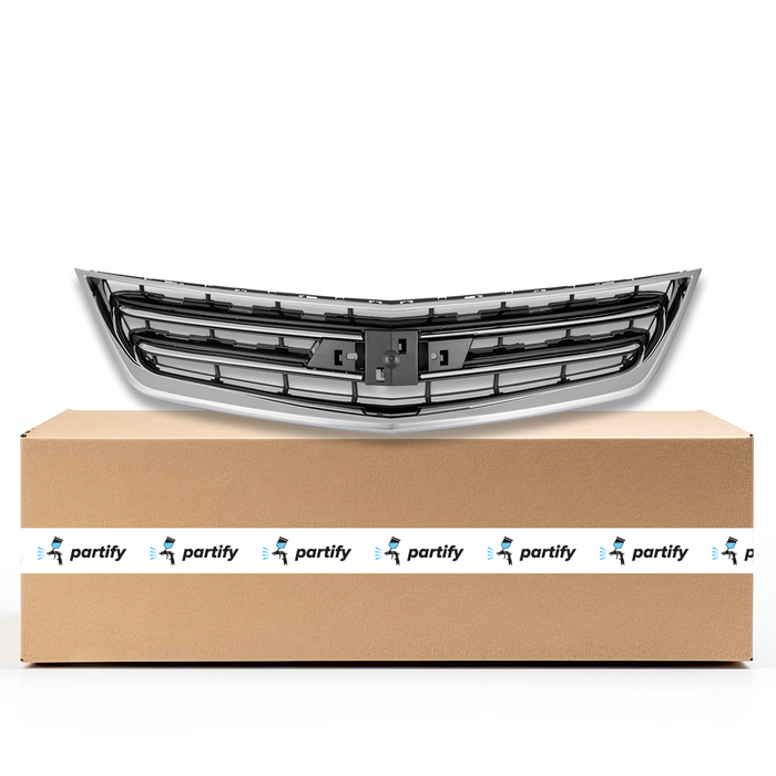 Chevrolet Impala CAPA Certified Grille With Chrome Molding Matte Black Ltz Model Without Adaptive Cruise - GM1200717C
