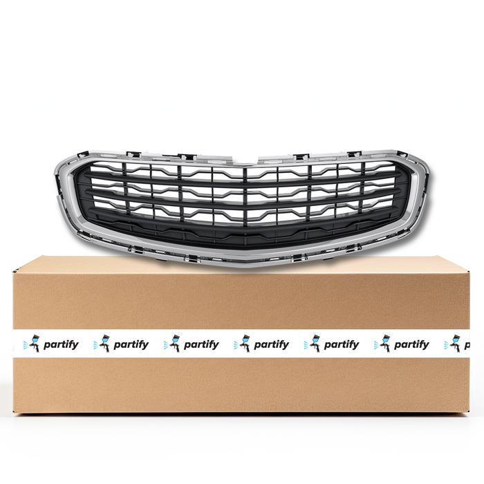 Chevrolet Cruze CAPA Certified Grille Center Black With Chrome Moulding Exclude Ltz Model - GM1200728C