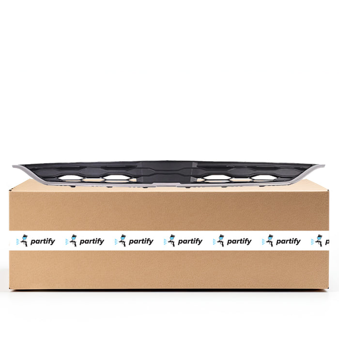 Chevrolet Malibu Upper OEM Grille Black With Chrome Moulding With Adaptive Cruise - 84061035