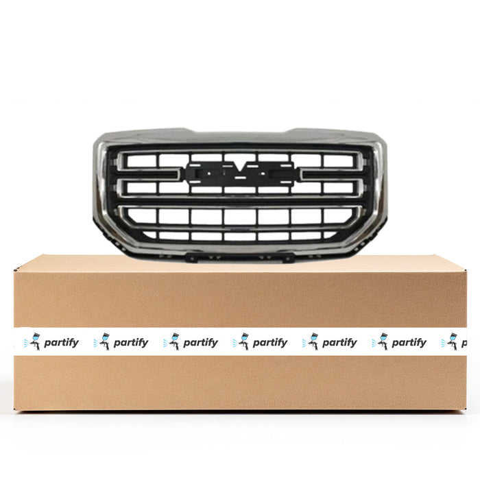 GMC Sierra 1500/1500 Limited Base CAPA Certified Grille W/Chrome Insert Chrome Assembly - GM1200742C