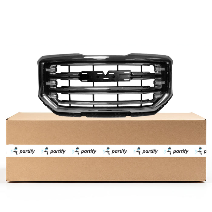 GMC Sierra 1500/1500 Limited SLE/SLE/SLT Grille W/O All Terrain Pkg Chrome Assembly - GM1200743