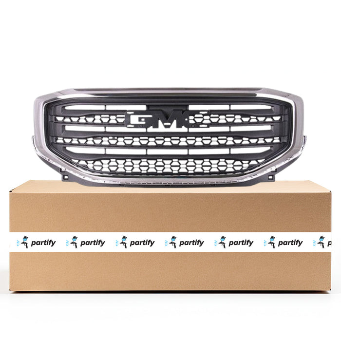 GMC Acadia SL/SLE CAPA Certified Grille W/Chrome Surround Assembly - GM1200751C