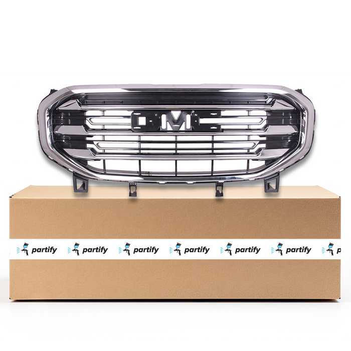 GMC Terrain CAPA Certified Grille Chrome Bars With Chrome Frame/Moulding Slt Model - GM1200758C