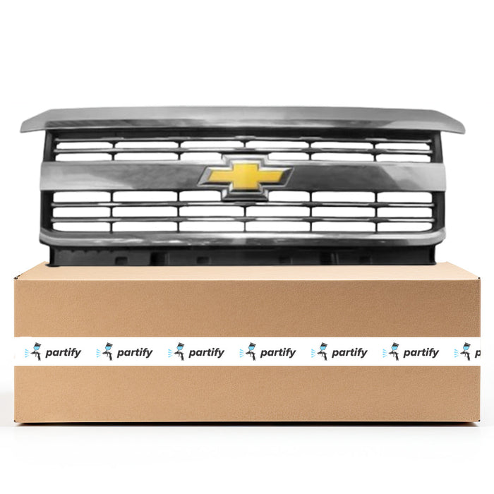 Chevrolet Silverado 2500 HD/3500 HD High Country CAPA Certified Grille Assembly - GM1200782C