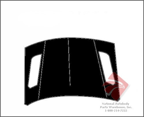 Pontiac Grand Prix Hood W/Louver Opening 2 Door/4 Door Coupe/Sedan - GM1230212