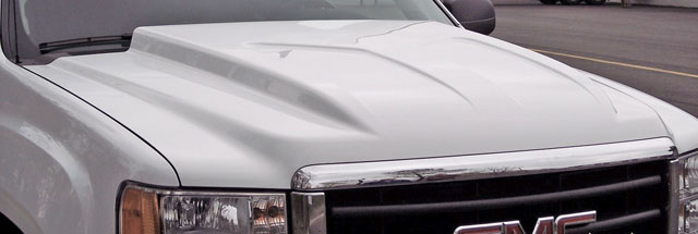 GMC Sierra 1500 Hood Steel Regular Style Cowl Induction Hood - GM1230375