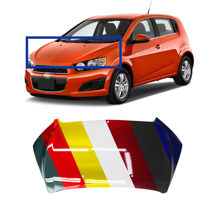 Chevrolet Sonic CAPA Certified Hood - GM1230405C