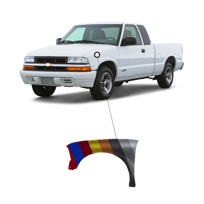 Chevrolet Silverado 1500 Fender Front Driver Side 1999-2002 - Hunt Parts Chevrolet Silverado 1500 Fender Front Driver Side 1999-2002 - Hunt Parts