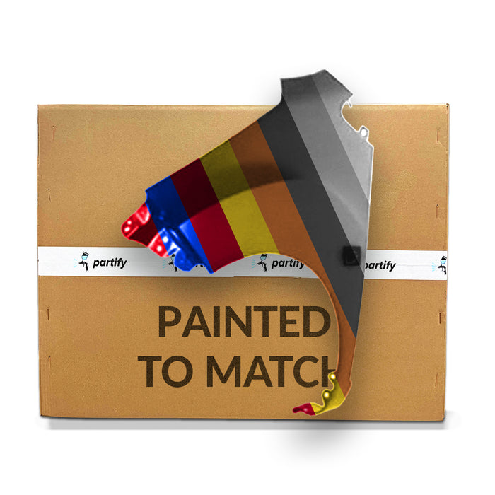 Chevrolet Spark CAPA Certified Driver Side Fender With Rocker Molding Holes - GM1240378C