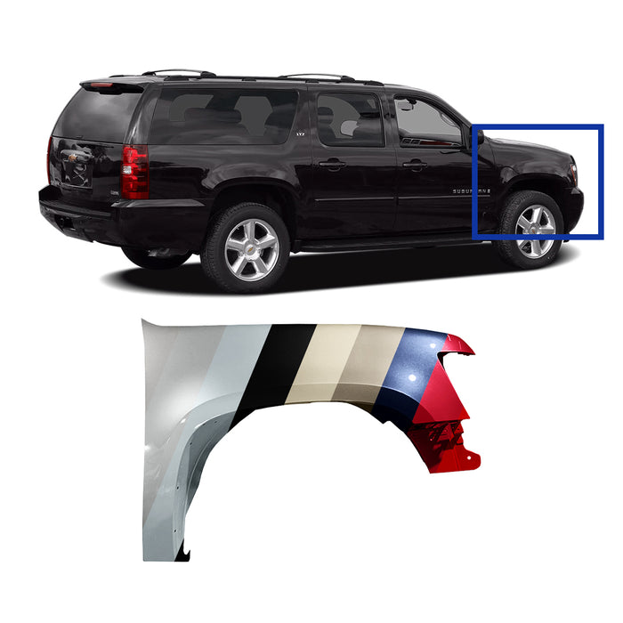 Chevrolet Avalanche/Suburban/Tahoe CAPA Certified Passenger Side Fender - GM1241333C