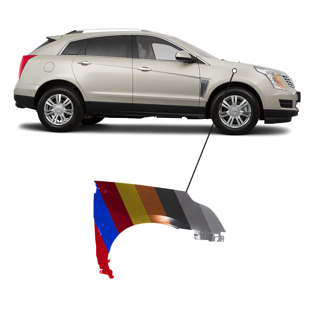 2010-2016 Cadillac SRX Passenger Side Fender - GM1241362 — Partify