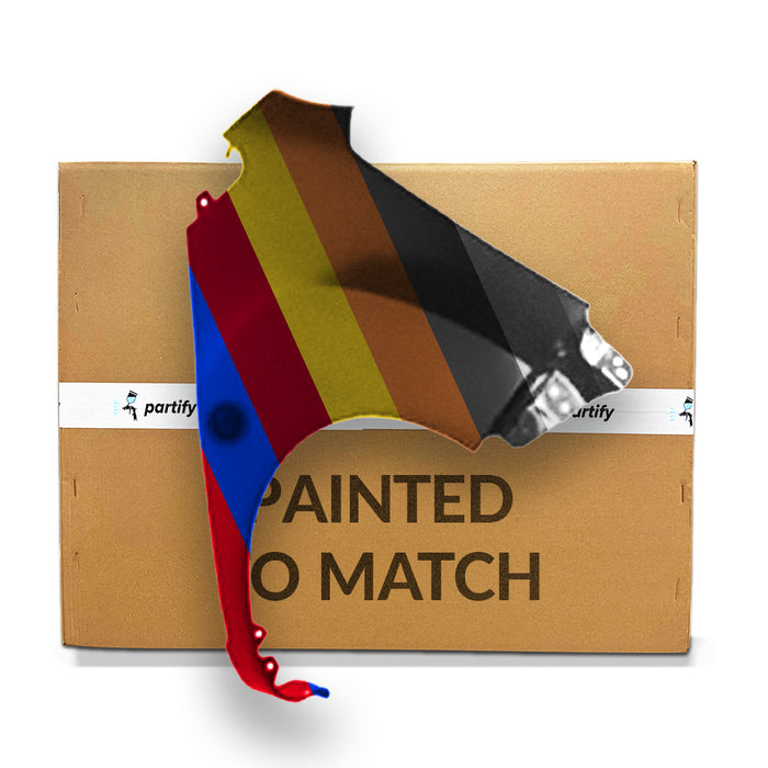 Chevrolet Spark OEM Passenger Side Fender Without Side Light Hole & Without Rocker Molding - 95364003