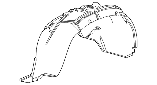 Chevrolet/GMC Tahoe/Yukon/Yukon XL AT4/AT4 Ultimate Fender Liner AT4 - GM1248351
