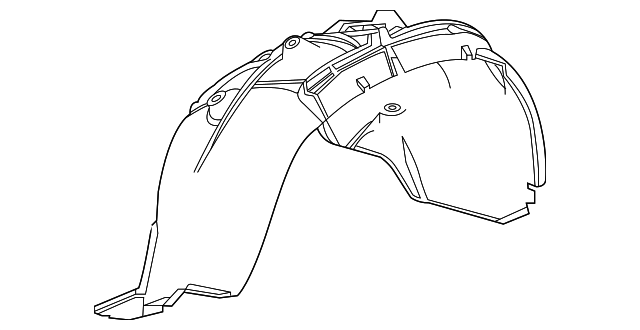 Chevrolet Suburban Fender Liner - GM1249348