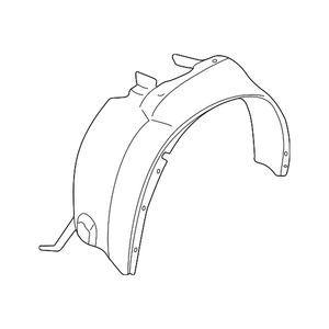 Front Passenger Side Fender Splash Shield image