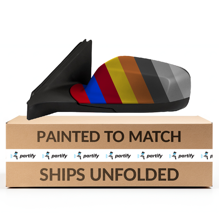 Buick LaCrosse Base Driver Side Door Mirror Power Heated W/O Signal Lamp Flat Assembly - GM1320536