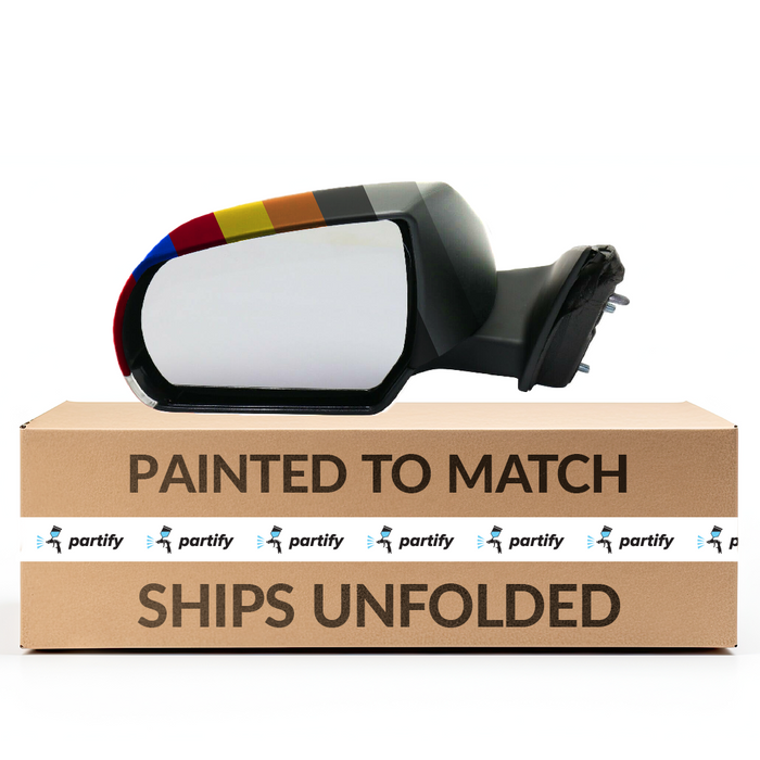 Cadillac ATS Base/Luxury/Performance/Premium/Premium Luxury/Premium Performance/Premium Sport/Sedan/V Driver Side Door Mirror W/Signal Lamps W/O Side Object Sensor W/O Dimming Assembly - GM1320553