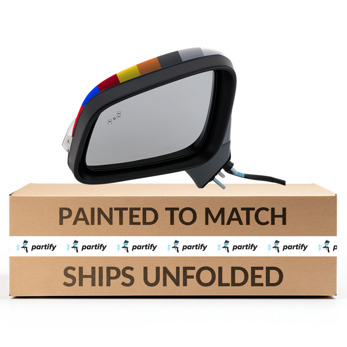 Buick Encore Driver Side Door Mirror Power W/Signal Lamp W/Blind Spot Detection W/O Memory Assembly - GM1320554