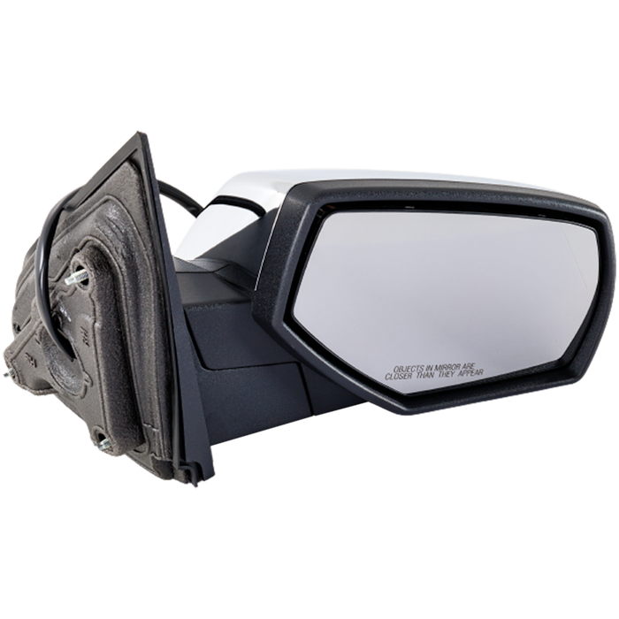Chevrolet Silverado 1500/1500 LD/2500/3500/GMC Sierra 1500/Sierra 1500 Limited/Sierra 2500/Sierra 3500 Passenger Side Door Mirror Std Type Manual Heated W/Cover Chrome Assembly - GM1321634