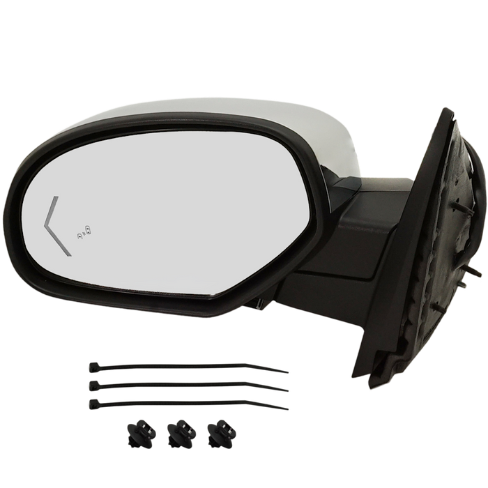 Chevrolet Tahoe Driver Side Door Mirror Heated W/Memory W/Signal W/Blis Pwr-Folding W/O Auto Dimming Chrome Assembly - GM1320525