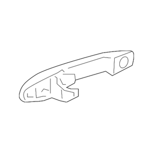 Rear Passenger Side Exterior Door Handle image