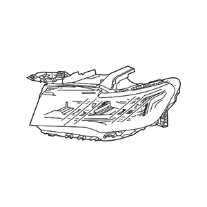 Driver Side Headlight Assembly image