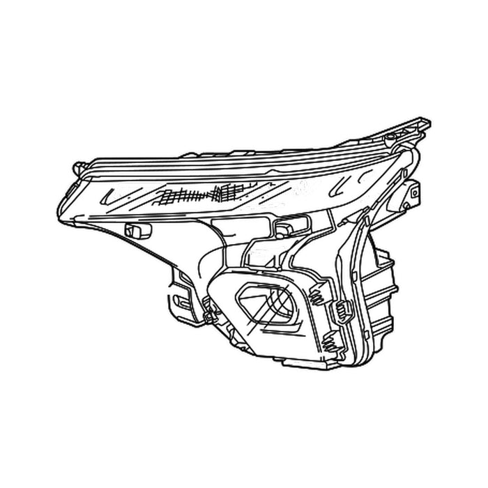 Chevrolet Trailblazer LS/LED Headlight Assembly LS - GM2503562