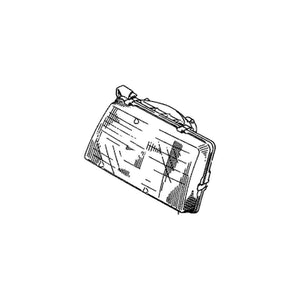 Passenger Side Headlight Lens Housing image