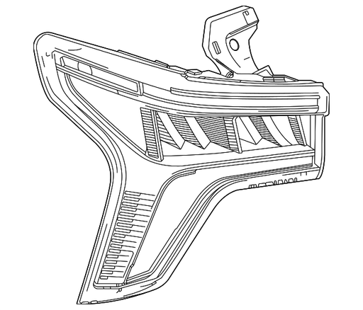Chevrolet Equinox Tail Light Assembly - GM2804162