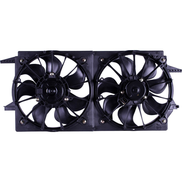 Chevrolet Malibu/Oldsmobile Alero/Cutlass/Pontiac Grand Am CAPA Certified Engine Cooling Fan Assembly Dual Fan Assembly 3.4L V6 - GM3115105C