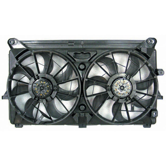 Chevrolet Avalanche/Silverado 1500/Suburban 1500/Suburban 2500/Tahoe/GMC Sierra 1500/Yukon Denali/SL/SLE/SLT/WT/XFE Engine Cooling Fan Assembly Motor/Blade/Shroud Dual Fan Assembly 4.8L V8/5.3L V8/6L V8 - GM3115209