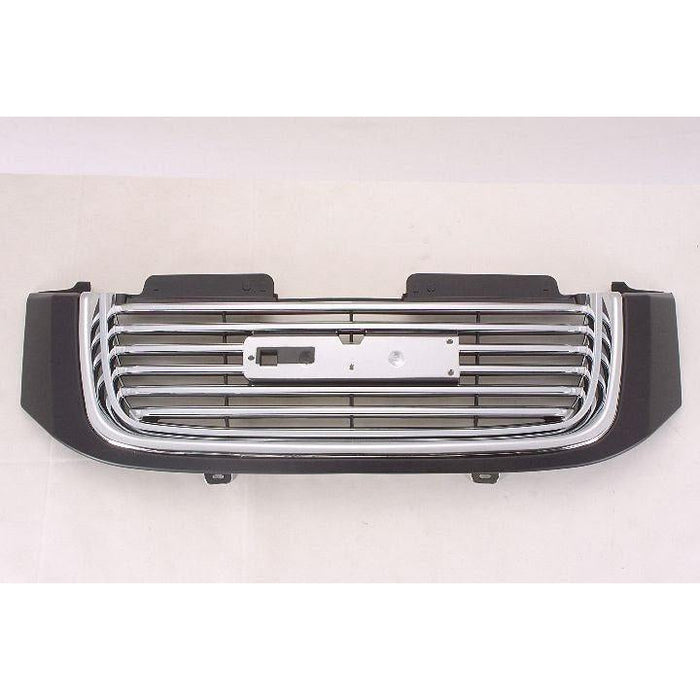 GMC Envoy CAPA Certified Grille Chrome Black With Black Frame Without H/L Washer Hole - GM1200604C